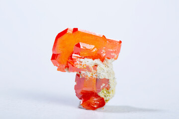 .wulfenite mineral specimen stone rock geology gem crystal