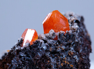 .wulfenite mineral specimen stone rock geology gem crystal