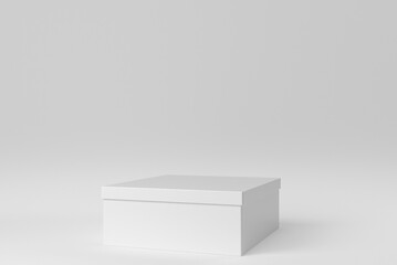 Packaging boxes on white background. Design Template, Mock up. 3D render. - 481409260