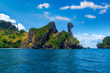 Koh Kai island in Krabi province, Thailand.