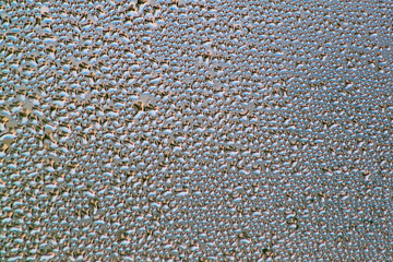 Background with natural water drops on glass