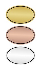 vector set of warranty badge label, quality label