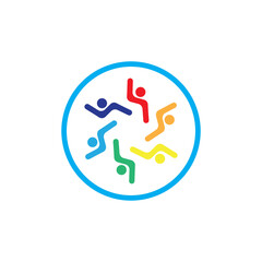 Community poeple,teamwork,network and social icon