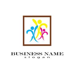 Community poeple,teamwork,network and social icon