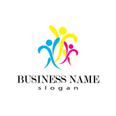 Community poeple,teamwork,network and social icon