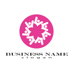 Community poeple,teamwork,network and social icon