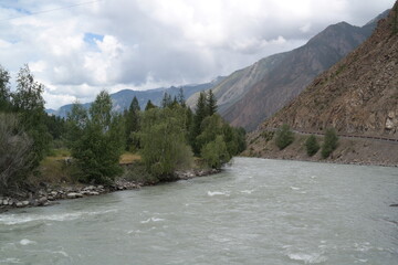  Beautiful landscape of Altay region, Russia.