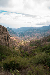 View of the mountains