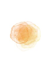 yellow watercolor stain