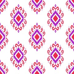 seamless pattern Ikat ‘pattern ,Ethnic ,textile, tribal ,American, American ,Aztec, fabric ,geometric ,motif ,mandalas, native ,boho ,bohemian ,carpet ,india ,Asia ,illustrated 