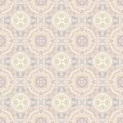 Abstract mosaic art pattern. Seamless ornament.