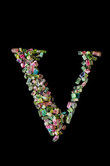 tourmaline mineral specimen stone rock geology gem crystal