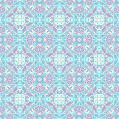 Abstract mosaic art pattern. Seamless ornament.