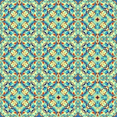 Abstract mosaic art pattern. Seamless ornament.