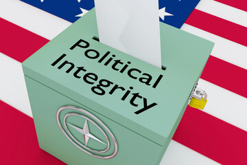 Fototapeta na wymiar Political Integrity concept