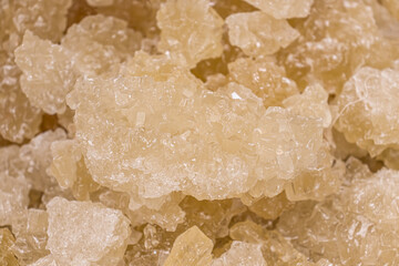 Sugar navat on the market as a background