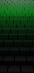 green background