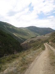 Naklejka premium Beautiful landscape of Altay region, Russia