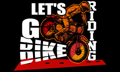 Bike ride t shirt design