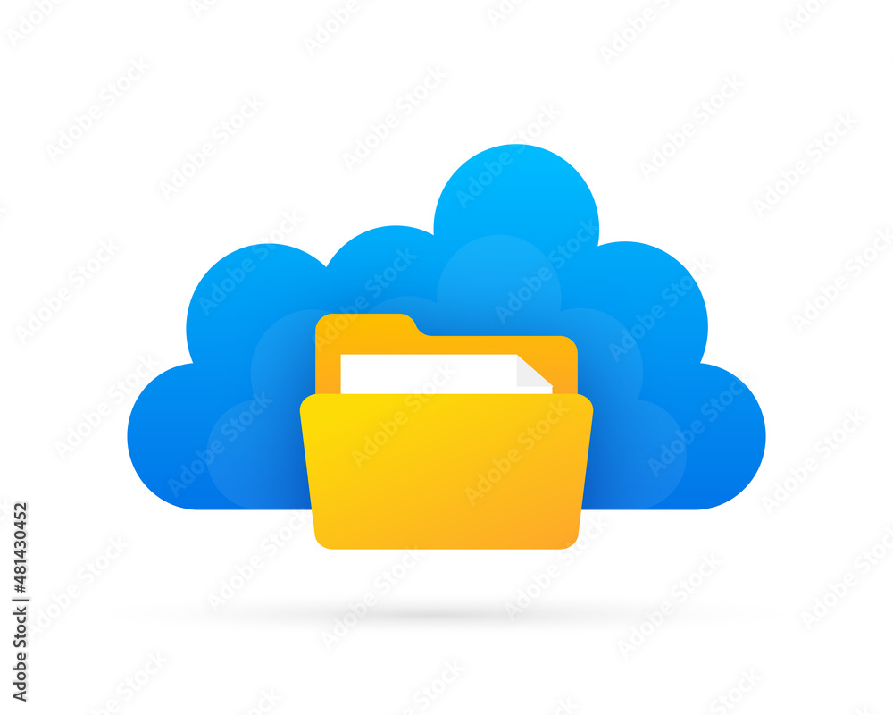 Poster files cloud, great design for any purposes. abstract infographic. internet technology. web banner.