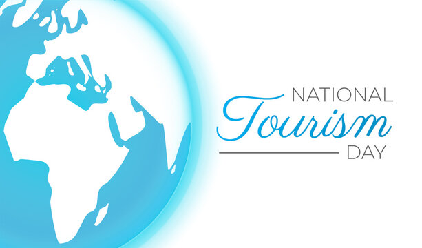 National Tourism Day Illustration Design with Earth Map