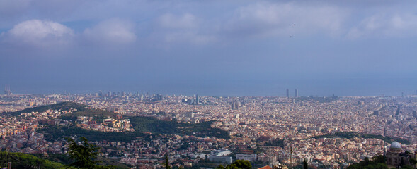 Fototapeta premium Tibidabo, Barcelona, Spain