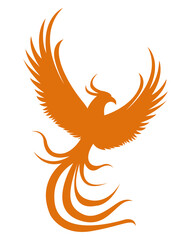 phoenix orange flying