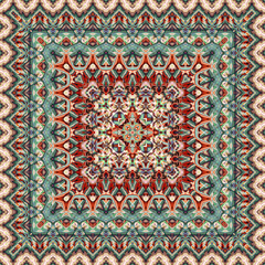 3d effect - abstract square geometric pattern 