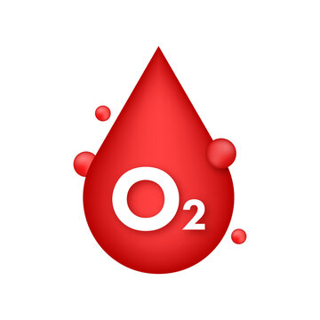 Blood o2, great design for any purposes. Vector illustration design.