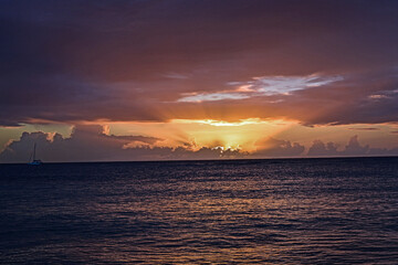 Obraz premium Sunset on Pile Bay