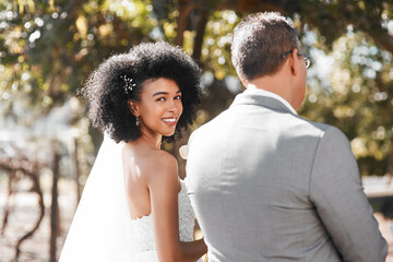 My daddys walking me down the aisle