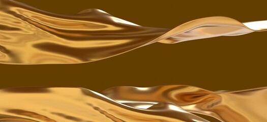silk gold wave swirl premium 3d background