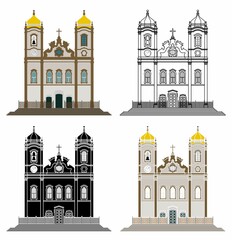 Basilica of Lord of Bonfim in Salvador, Brazil