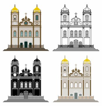 Basilica of Lord of Bonfim in Salvador, Brazil