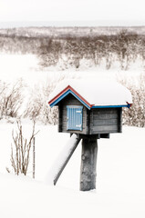 Naklejka premium sapmi storage shed