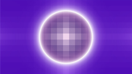 neon ball abstract illustration