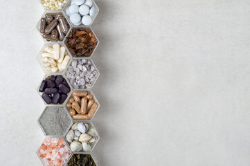 Dietary supplement of sea minerals in capsules