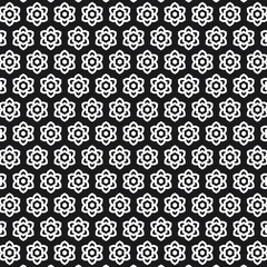 black and white seamless pattern