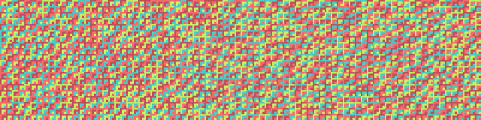 Fototapeta premium Abstract Geometric Pattern generative computational art illustration