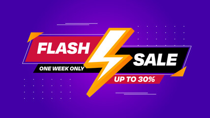 Flash Sale Banner Background