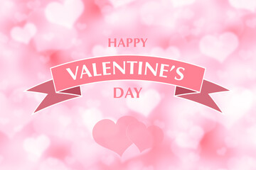 Happy Valentines Day holiday background