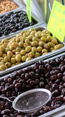 Olives at the farmer's market