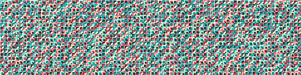 Fototapeta premium Abstract Geometric Pattern generative computational art illustration