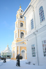 ORANKI, RUSSIA - JANUARY 19, 2022: Oranki Monastery in Nizhny Novgorod region