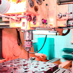 The image of drilling machine