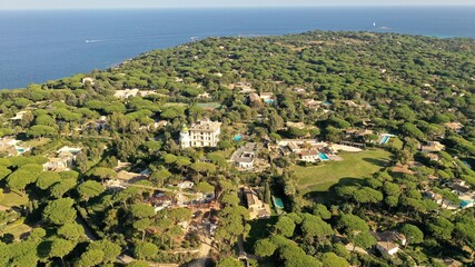 golfe de Saint-Tropez dans le var en Provence sud de la France