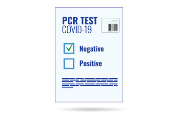 Concept of coronavirus covid-19 test