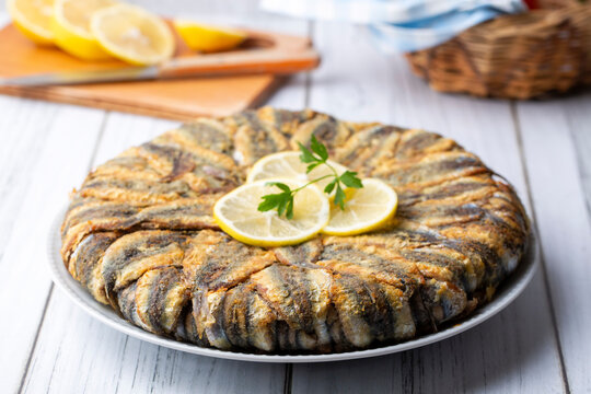 Anchovy pilaf(hamsi pilav), Turkish cuisine, Black Sea specialty (Turkish name; hamsili pilav)