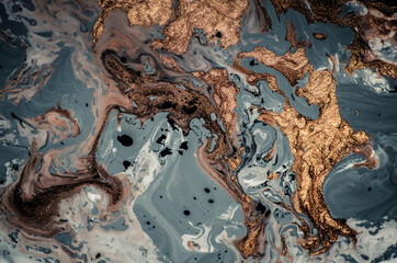 Traditional Ottoman Turkish marbling art. Natural Luxury. EBRU- Ancient oriental drawing technique. Extra special and luxurious- ORIENTAL ART. Ripples of agate.