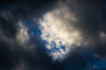 White cloud texture. Air material backdrop. Sky effect pattern.